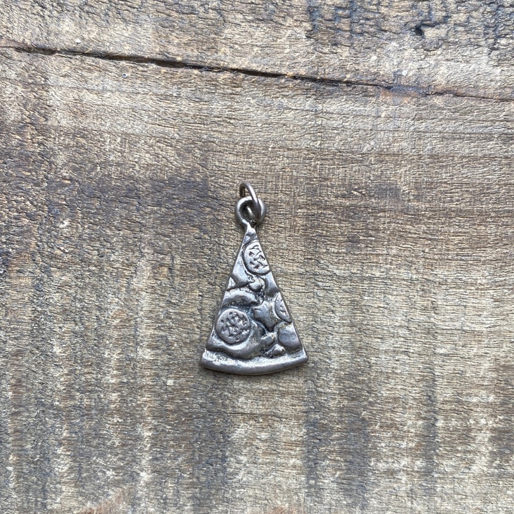 925 Cheese and Pepperoni Pizza Charm